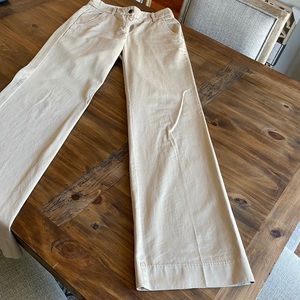 J.Crew wide legged Khakis